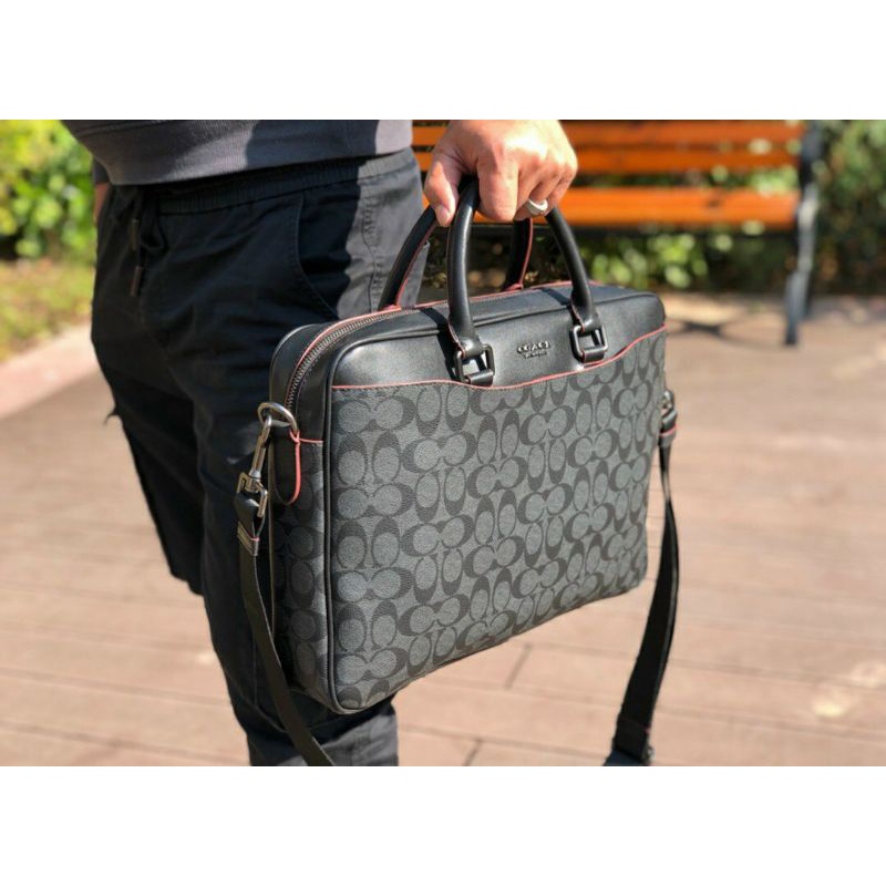 Túi Coach laptop xách tay công sở nam
