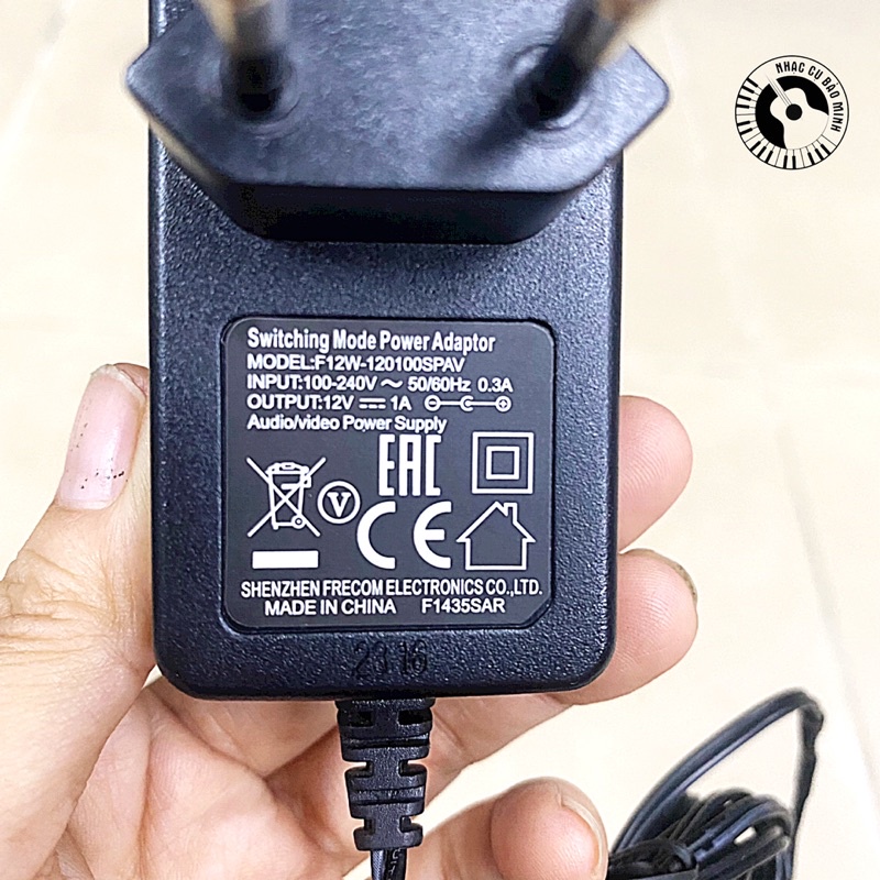 Adaptor, nguồn, adapter cho đàn keyboard Yamaha , keyboard Casio 12V-1A, 12V-2A, 12V-3A, 12V-5A