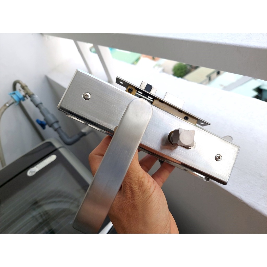 Khóa tay gạt inox lắp cửa phòng