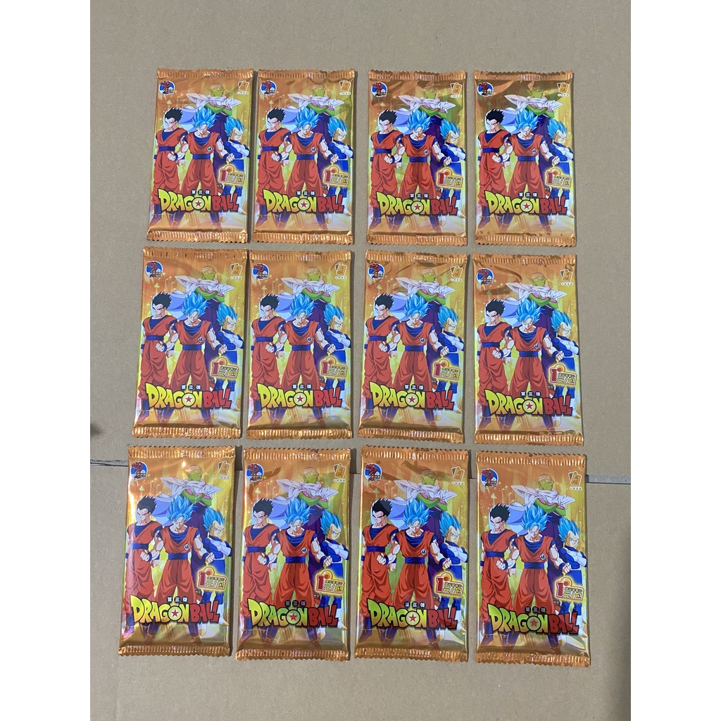 5 Mẫu Set 5 Ảnh Thẻ Nhân Phẩm Dragon Ball Pack Card In Hình Nhân Vật Anime - 7 Viên Ngọc Rồng