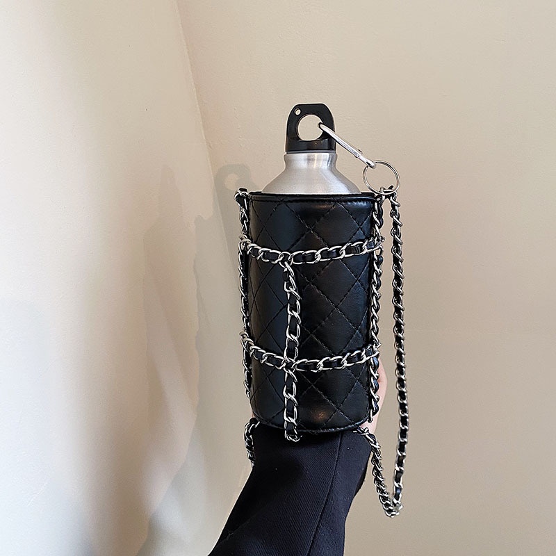 Túi Đeo Chéo Hình Chai Nước Đính Kim Cương Giả Độc Đáo Thời Trang 2022