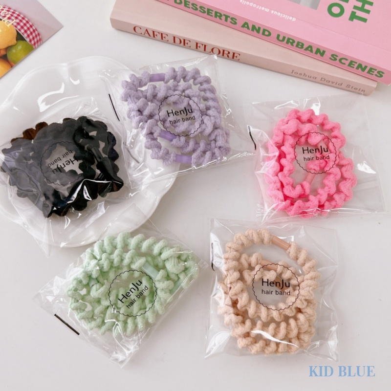 Dây Cột Tóc Cao Su Màu Sắc Ngọt Ngào Xinh Xắn Cho Nữ