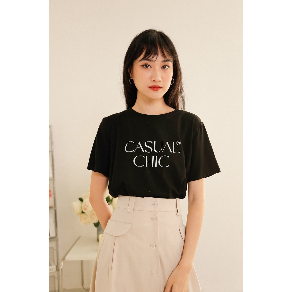 Áo Thun Cotton MOMOCO In Slogan Cá Tính Độc Đáo Chất Liệu Thoáng Mát Freesize M2980