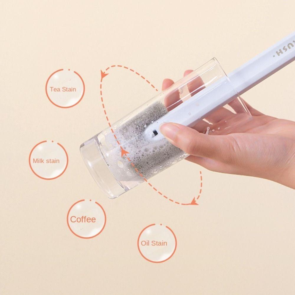 Bàn Chải Vệ Sinh Chén Dĩa Thiết Kế Cán Dài Mới Tiện Lợi Dễ Sử Dụng