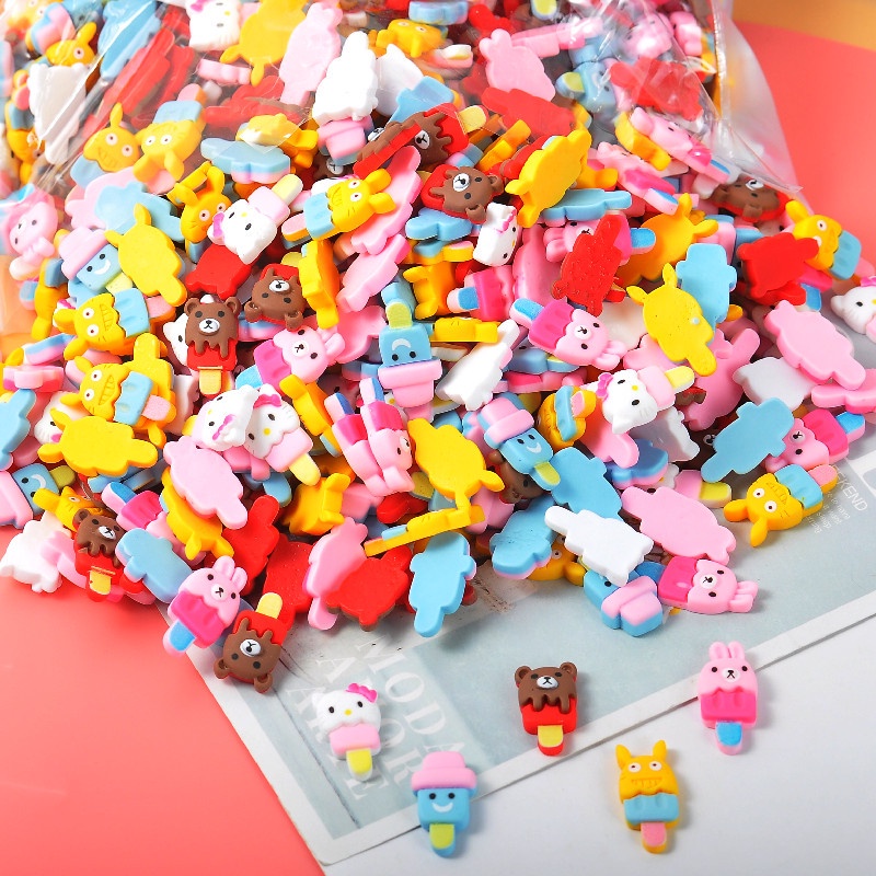 set sticker 4 charm/ center làm slime,phụ kiện,dán ốp điện thoại,hộp bút( có những mẫu chưa cập nhật kịp ạ)