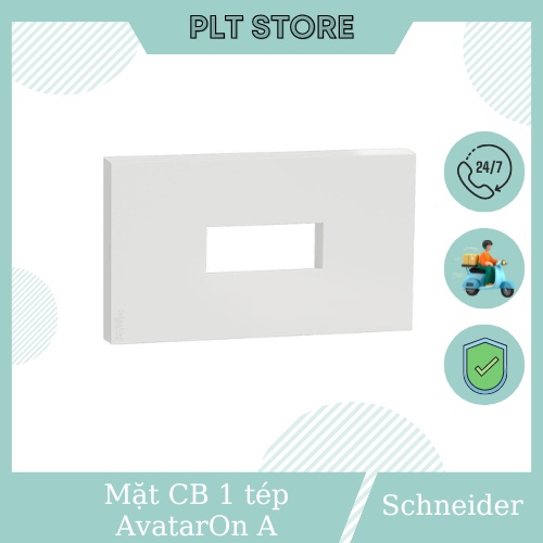 Mặt MCB 1 Cực Schneider M3T01MCB_WE Dòng AvatarOn A