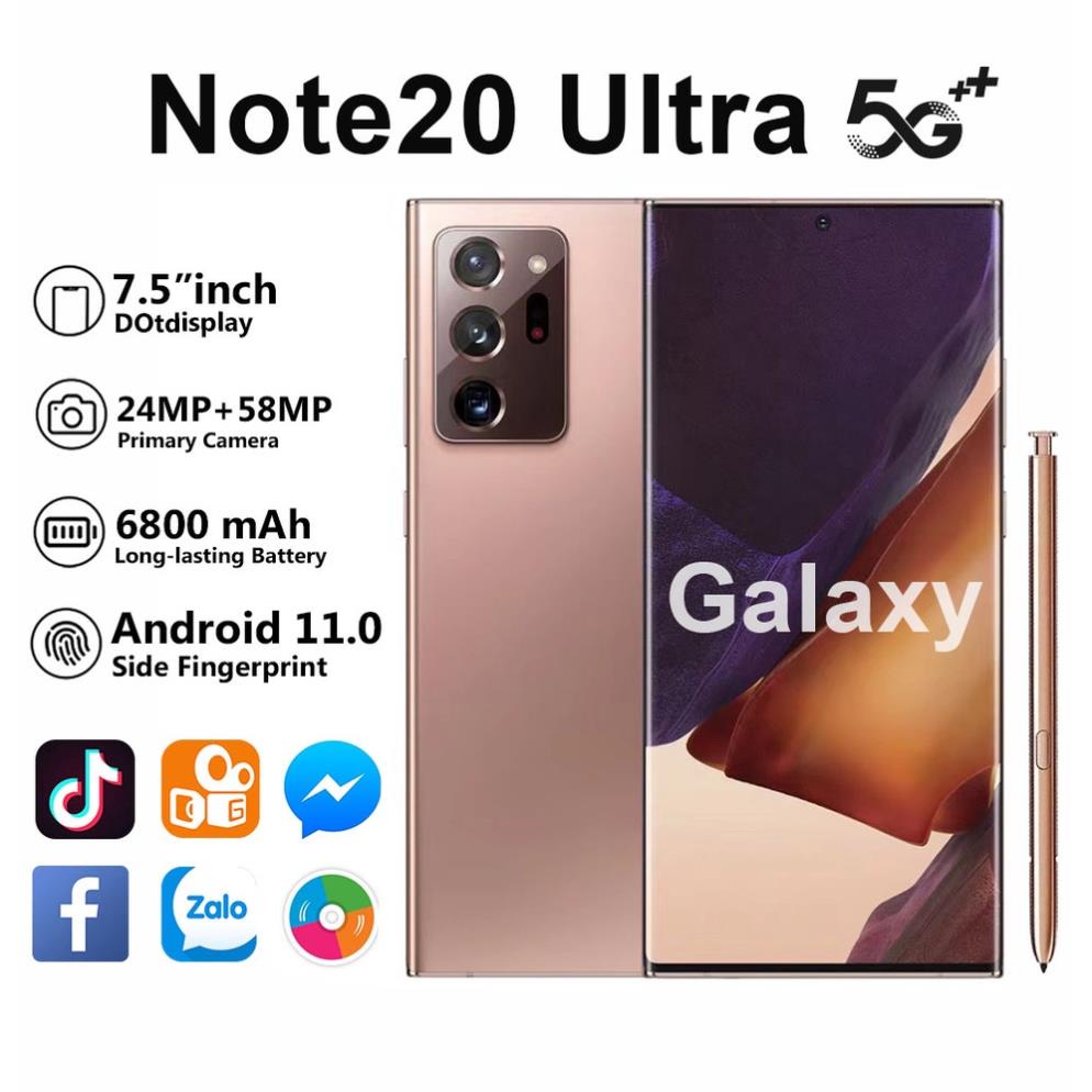 Điện Thoại Galaxy Note 20 Ultra 5G 12GB/512GB Hàng chính hãng quốc tế 100% new 7,5 inch Original Smartphone