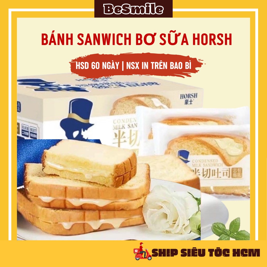 Bánh SANWICH Sữa Chua Ông Già Horsh Đài Loan BESMILE