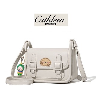 Túi xách nữ Cathleen họa tiết mặt gấu có ảnh thật đi kèm. Hàng order