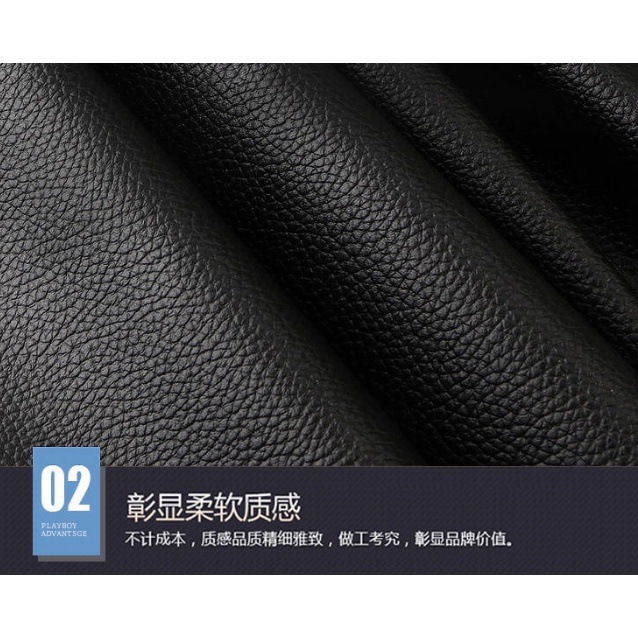 Ví Da PU Dáng Dài Phối Khóa Kéo Cá Tính Cho Nam