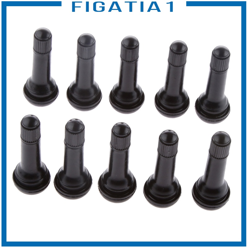 Set 10 Van Lốp Xe Hơi Bằng Cao Su Màu Đen TR414 figatia1