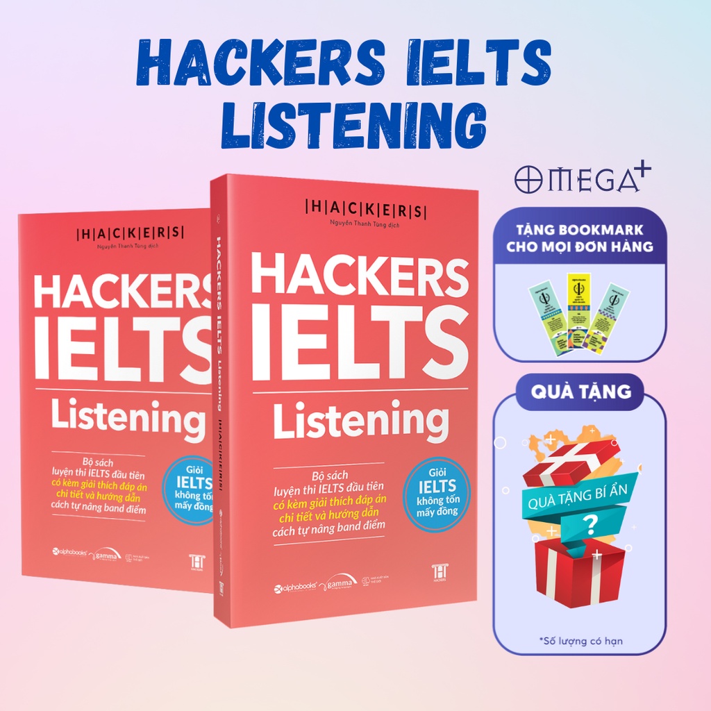 Sách: Hackers IELTS Listening (Kèm Giải Thích Đáp Án Chi Tiết Và Hướng Dẫn Tự Nâng Band Điểm) | BigBuy360 - bigbuy360.vn