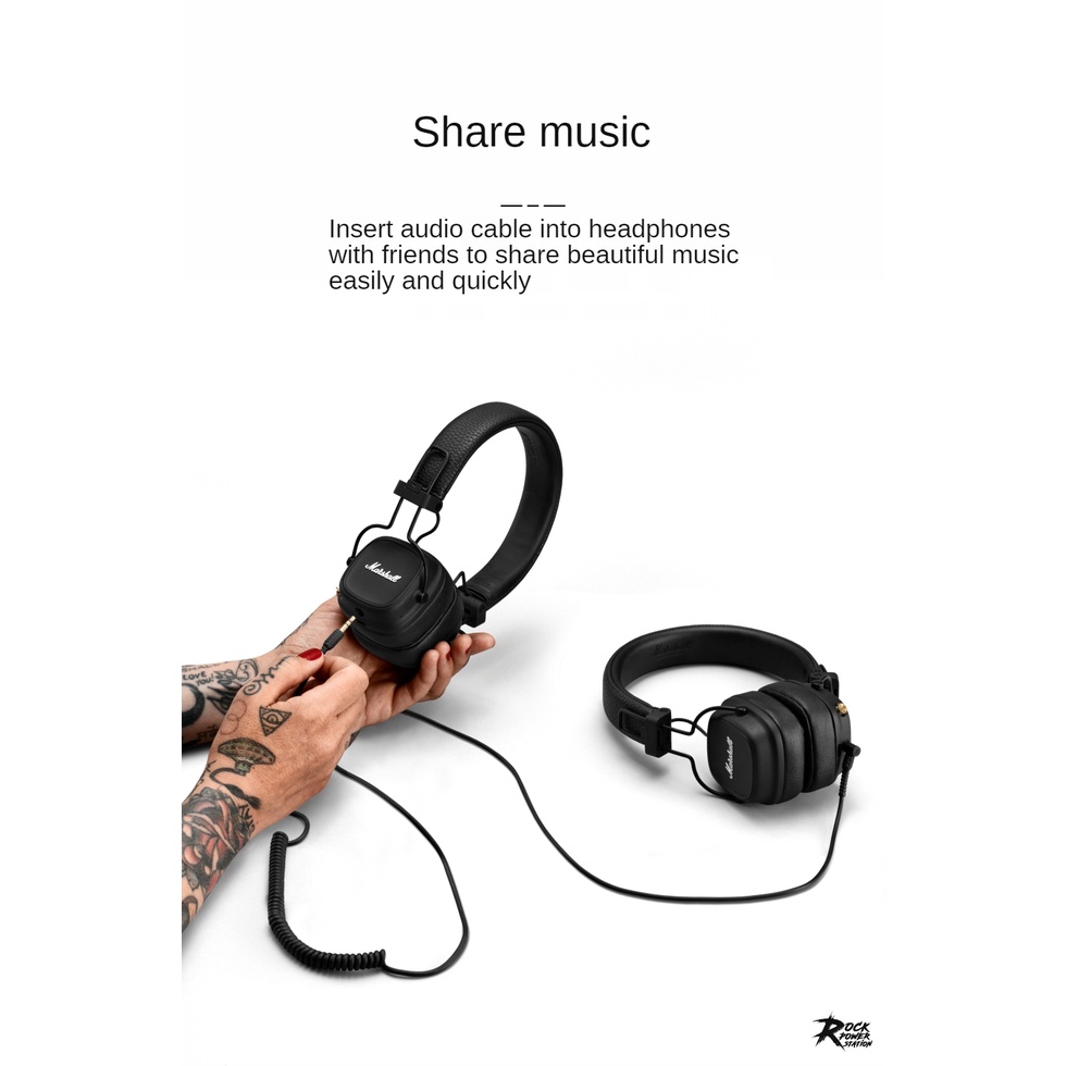 Tai Nghe Bluetooth Không Dây 4 Thời Gian Mới Cho Marshall Major IV