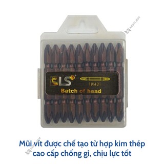 Mũi bắn vít (đầu bake) nâu S2 LS+ (65mm, 110mm) [Hàng chất lượng]