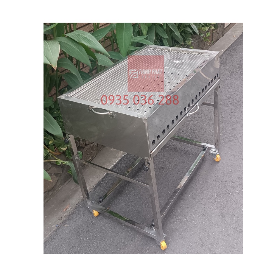 BẾP NƯỚNG THAN INOX NGOÀI TRỜI LOẠI ĐẠI