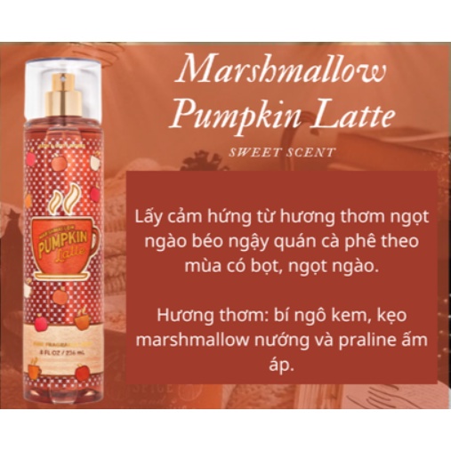 -𝐌𝐨𝐨𝐌𝐨𝐨- [Đủ Mùi - bill mỹ ]  Xịt thơm toàn thân Bath &amp; Body Works Tổng hợp 11 mùi ngọt ngào - [ TOP 2  ]