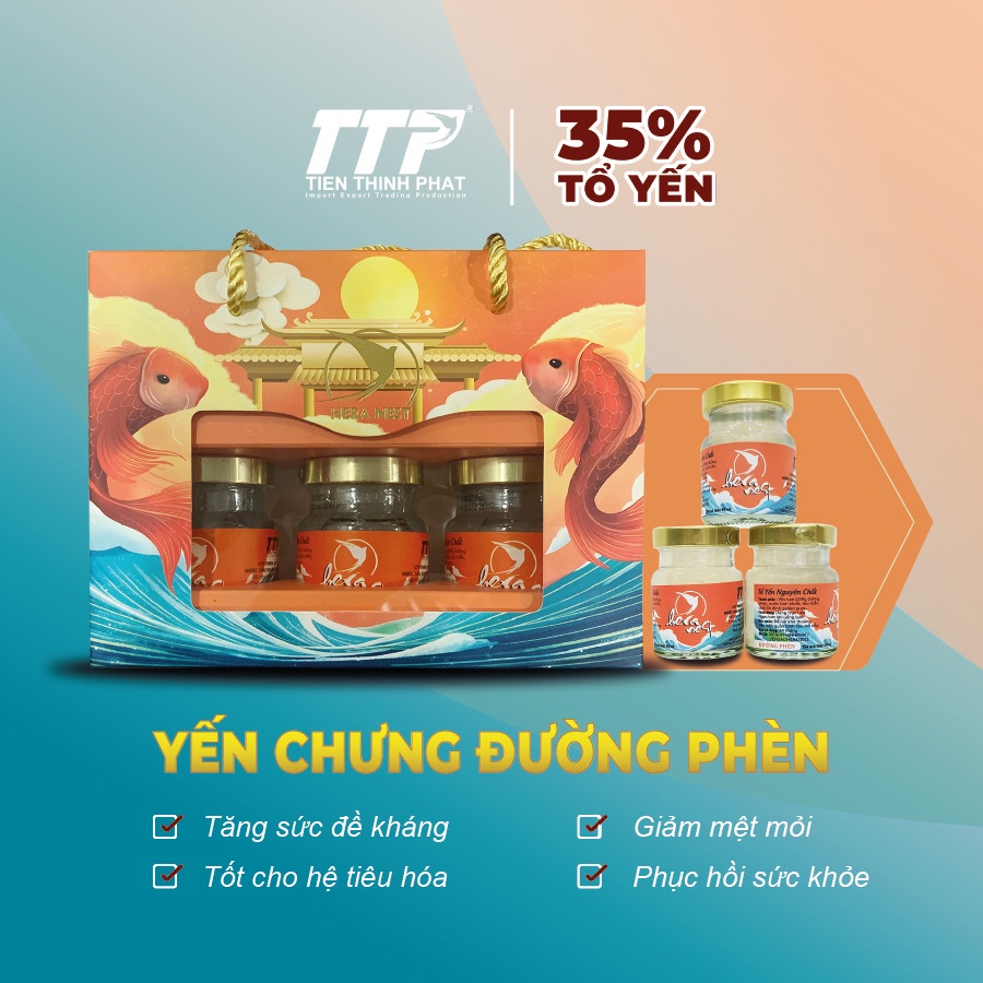 Hera Nest - Nước yến chưng đường phèn và 35% yến tươi cao cấp