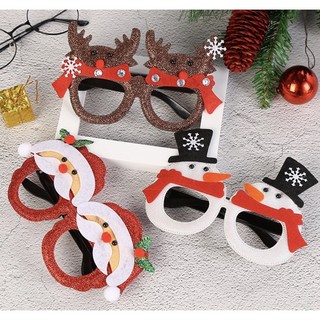 Mắt kính ông già noel / tuần lộc / cây thông / tuần lộc trang trí giáng sinh / noel
