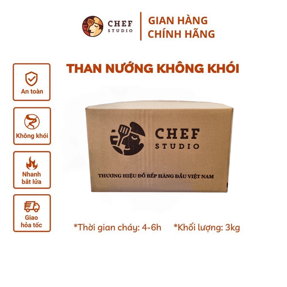 Than nướng BBQ Chefstudio 3kg