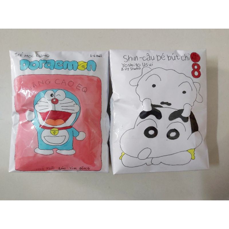 Squishy giấy truyện tranh doraemon, shin chậm tăng
