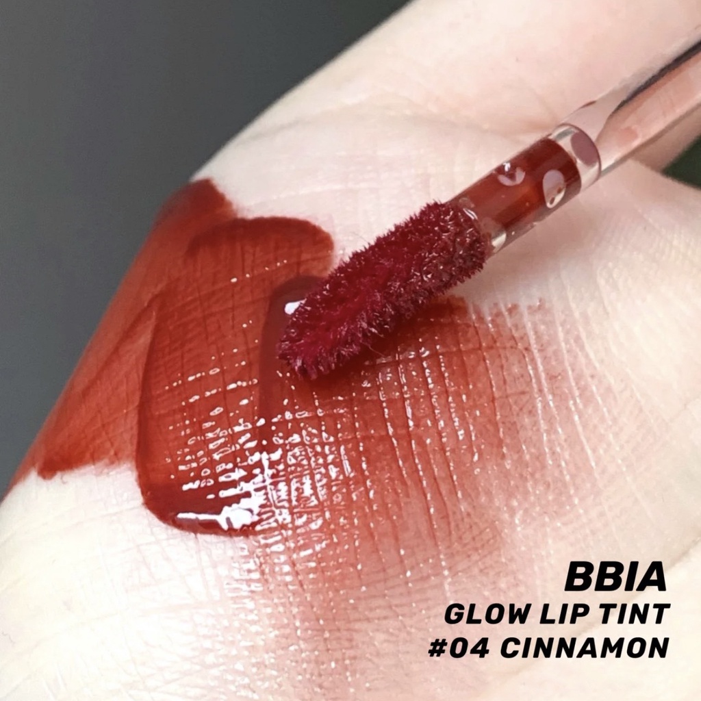 Son kem bóng BBIA căng mọng lâu trôi Glow Lip Tint 04 cinnamon BBIA04