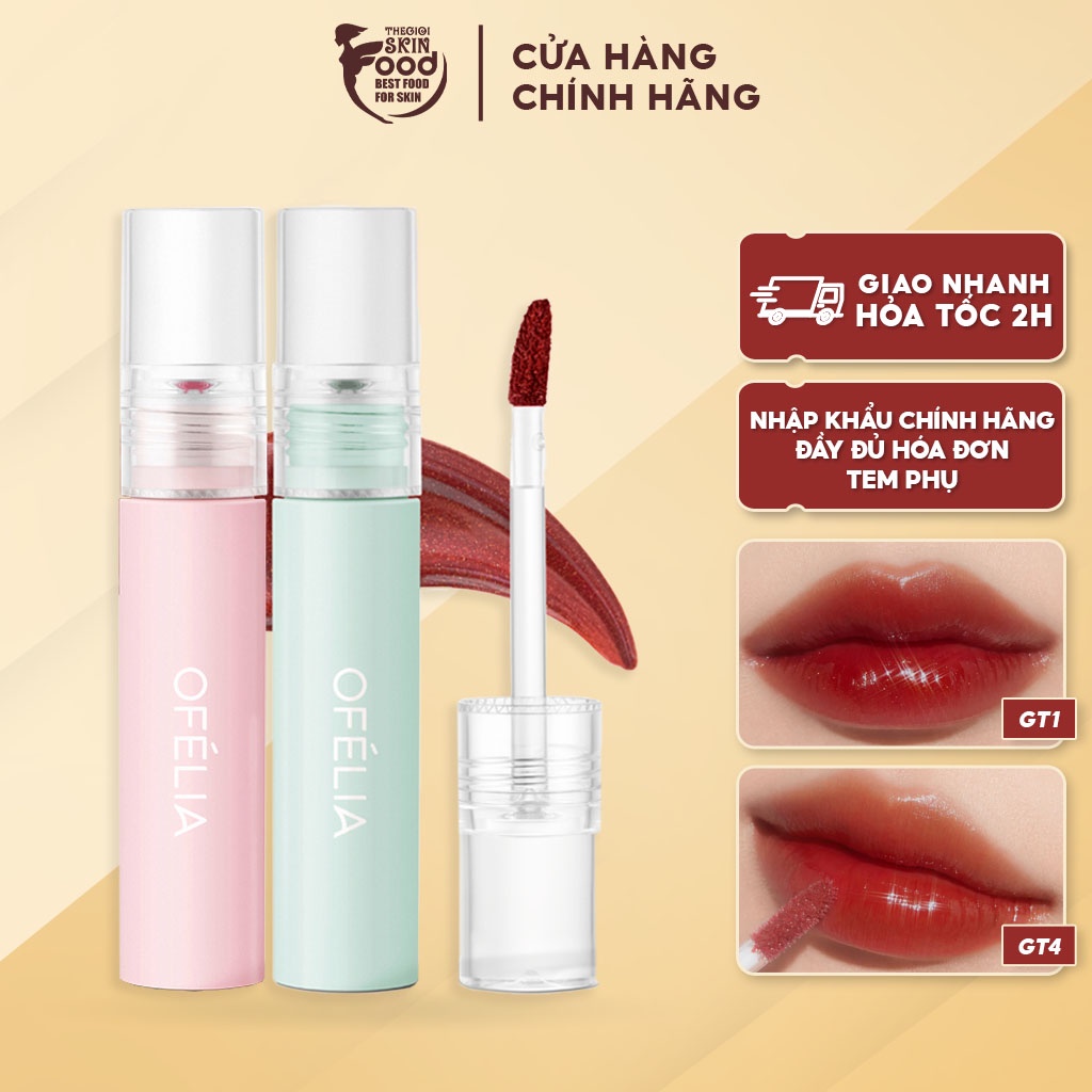 Son Tint Bóng, Lâu Trôi Cho Đôi Môi Căng Mọng Ofélia Lolli Glow Tint 3.9g