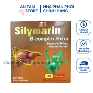 Viên bổ gan Silymarin B Complex Extra giúp mát gan, lợi mật (hộp 100 viên)