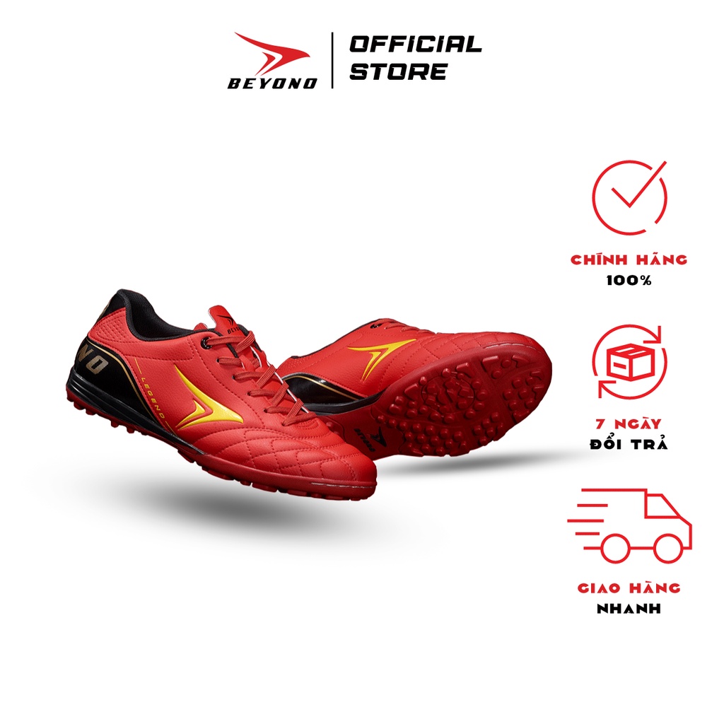 Giày bóng đá nam sân cỏ nhân tạo Beyono Legend chính hãng, form chân bè ngang, chất liệu Microfiber 1.4mm cao cấp