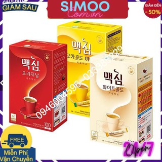 Cà phê maxim hàn quốc mocha gold 100 gói -맥심- simoo.com.vn