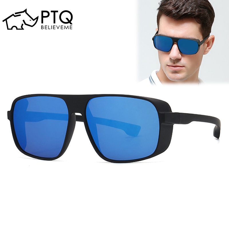 Kính Mát Một Mảnh Gọng Vuông Lớn Nhiều Màu Sắc Phong Cách Âu Mỹ 2022 Dành Cho Nam Nữ