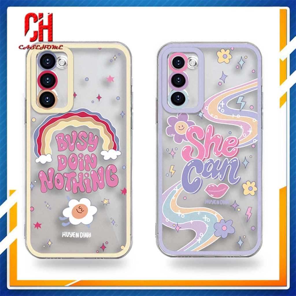 Ốp Điện Thoại Tpu Mềm Hình Cầu Vồng Cho Samsung A52 A13 A32 A12 A03 A51 A03S A23 A10S A50 A20S J7 Prime A02S A20 A50S A10 A30S A52S A30 M12 M01S A125 A13 Life F12 M10S M40S A515F A207F M02S A025 F02S