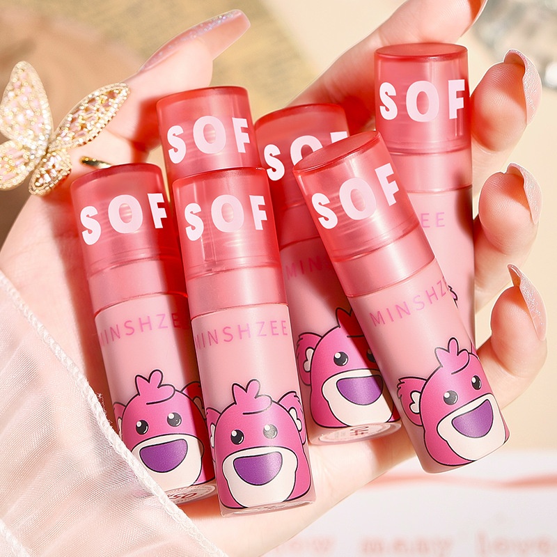 Son Môi Ming Xizhi Chất Nhung Lì Lâu Trôi Không Dính Thành Cốc Không Phai Màu Cho Nữ