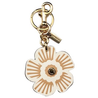Coach charm hình hoa vàng/đỏ/hồng/nâu chính hãng