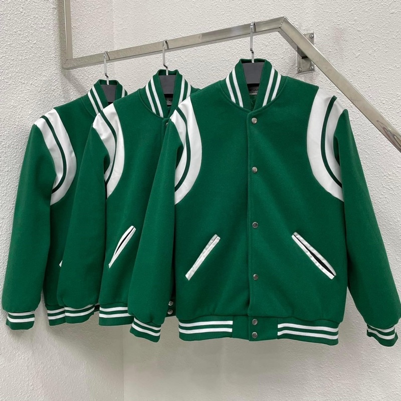 Áo khoát bomber teddy chất vải dạ siêu dày đẹp