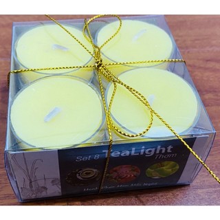 8 viên nến tealight thơm sả chanh