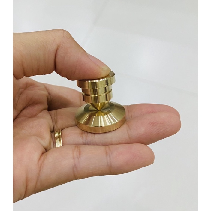 Chân Đinh chén hứng đồng nguyên chất chống rung 20mm x 25mm