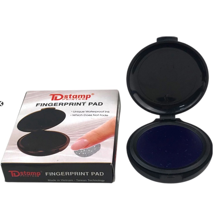 Hộp dấu lăn vân tay / Tampon Lăn tay rõ nét TD Stamp