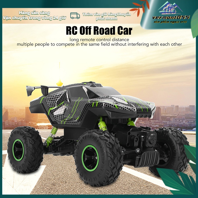 Có thể bán buôn Mô hình điều khiển từ xa 2.4Ghz RC Climbing Car 10‑15KM / H Quà tặng Giáng sinh nhật màu xanh lá cây cho trên 6 tuổi Vermont055 Hàng giao ngay