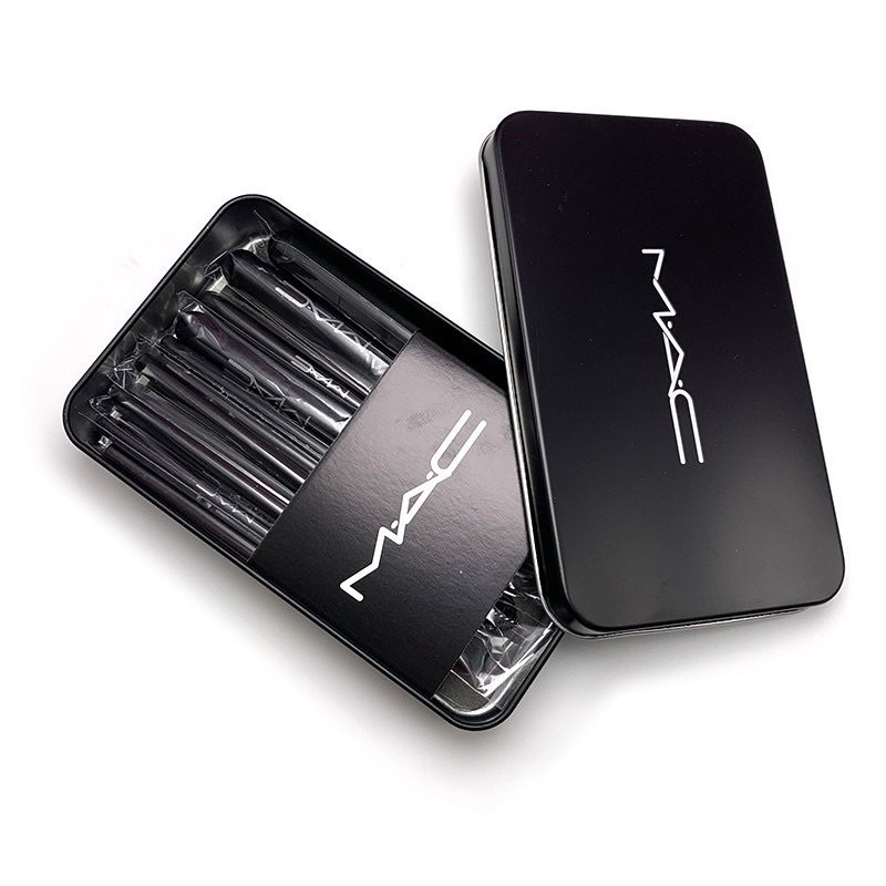 BỘ CỌ TRANG ĐIỂM CHUYÊN NGHIỆP 12 CÂY MAC - hộp đen