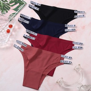 All of me Quần lót Q024 không đường may họa tiết chữ thời trang gợi cảm 2021 size M-XL cho nữ