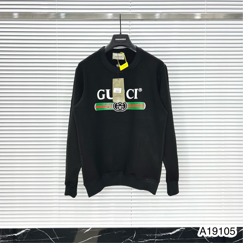 Áo Sweater GC basic Nam Nữ, áo nỉ Form rộng chất nỉ bông 1998.Luxury