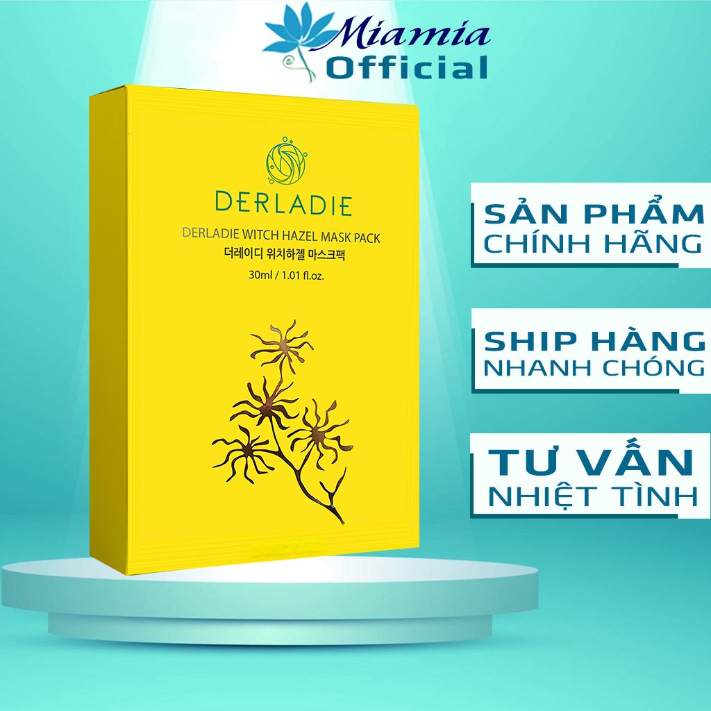 Derladie Mặt Nạ Phỉ Hàn Quốc Giảm Mụn Dưỡng Ẩm Mượt Mà Nhập Khẩu Chính Hãng Có Tem Chống Hàng Giả