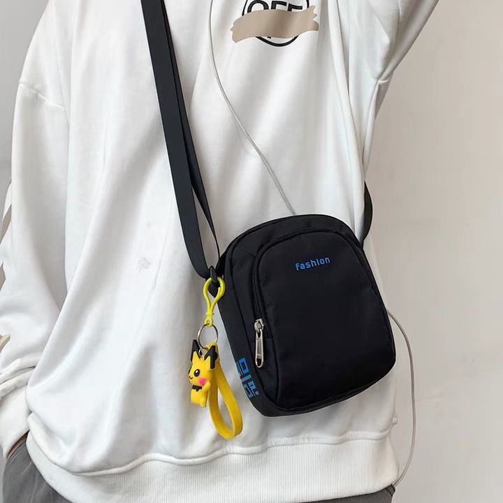 Túi Đeo Chéo Một Bên Vai Kích Thước Nhỏ Nhẹ Đơn Giản Hợp Thời Trang Phong Cách Nhật Bản Cho Nam Và Nữ