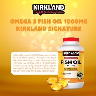 Mã bmlt35 giảm đến 35k đơn 99k viên uống dầu cá kirkland signature 1000 mg - ảnh sản phẩm 2