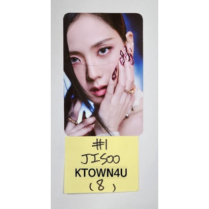 Photocard ảnh Jisoo trong album Bornpink