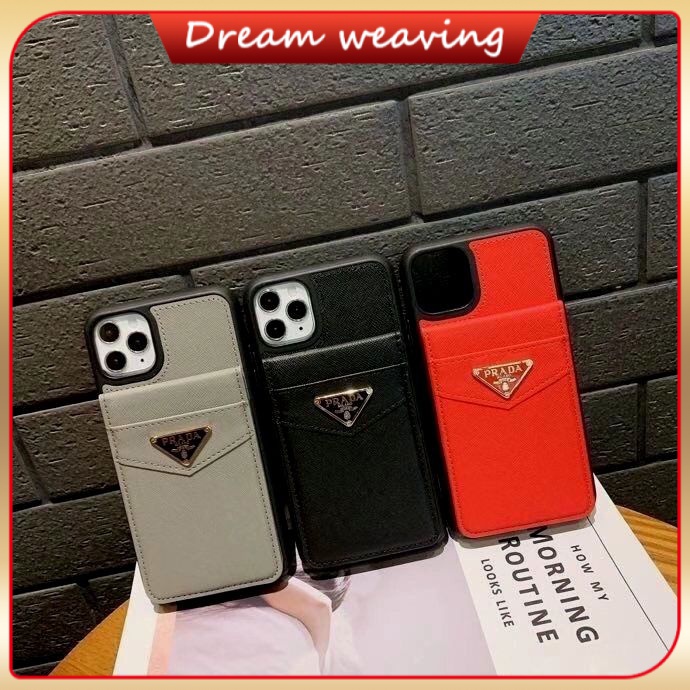 Ốp Điện Thoại Có Ngăn Đựng Thẻ Cho iPhone 7 / 7plus / 8 / 8plus / x / xs / se / xr / 11 / 12 / 13 / 14 / pro / max