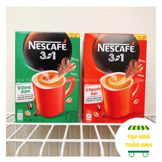 Cà phê hoà tan Nescafe 3in1 vị rang đậm/vị nguyên bản 340g