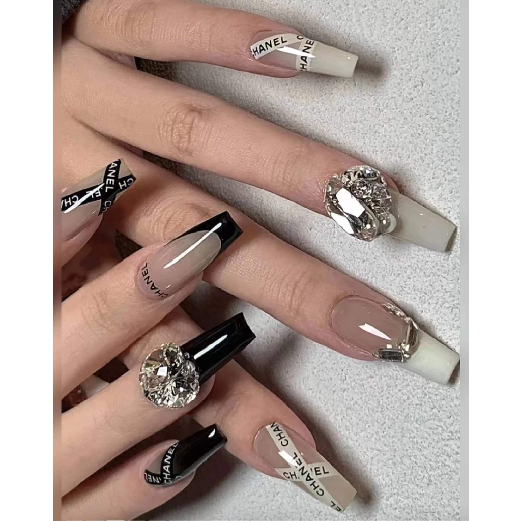 2022 Nhãn Dán Trang Trí Móng Tay Màu Trơn Sang Trọng Thời Trang