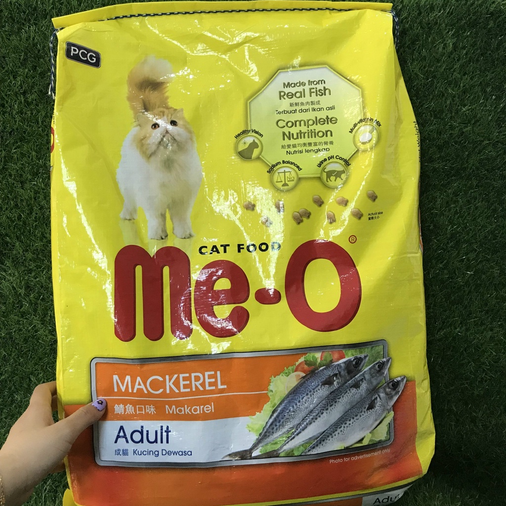 Thức ăn cho mèo hạt Me-O vị Cá ngừ/Cá thu/Hải sản - bao chiết 1kg - Đậu Pet