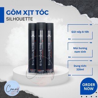Gôm Xịt Tóc Nam Silhouette 420 ml, Giữ Nếp 8-10 Tiếng, Mùi Hương Nam Tính